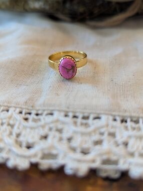 Gold Cotton Candy Ring